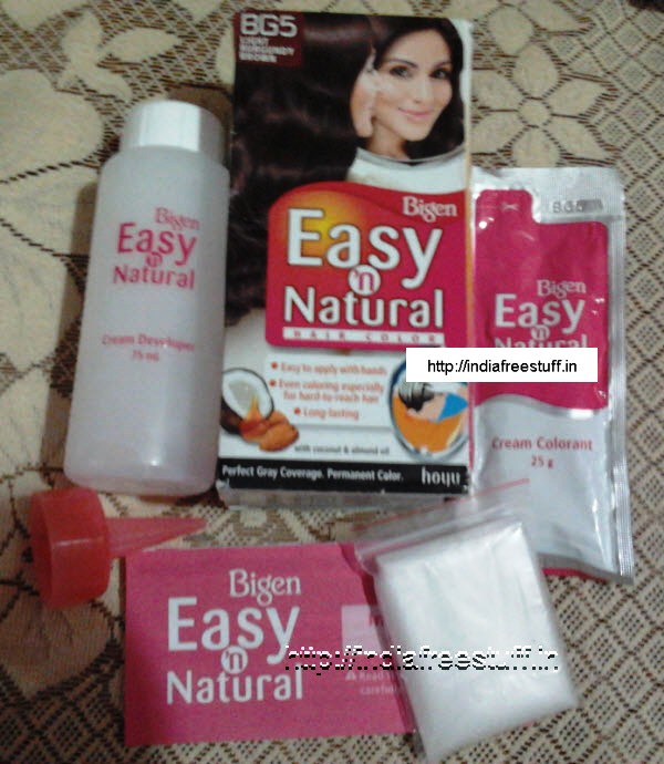 Free Sample Of Bigen Easy N Natural Hair Color