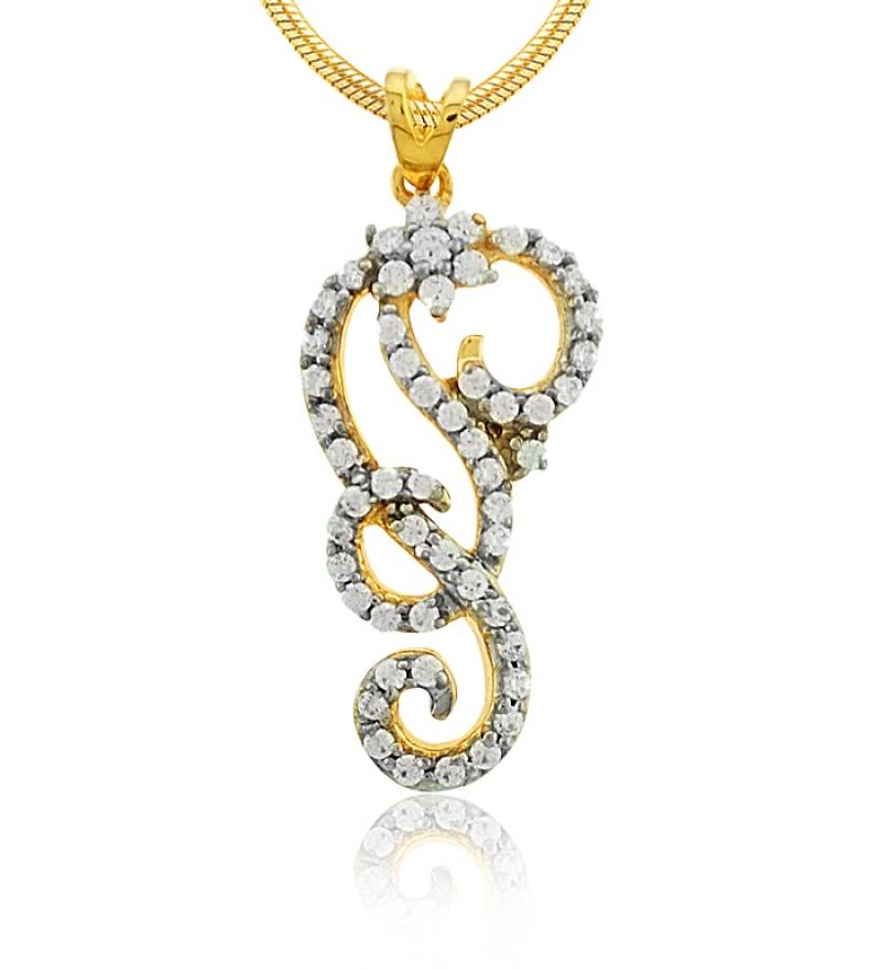 925-Sterling-Silver-Gold-Plated-Studded-Pendant-KGP00166-1350077007pODks2