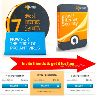 Free Avast Internet Security