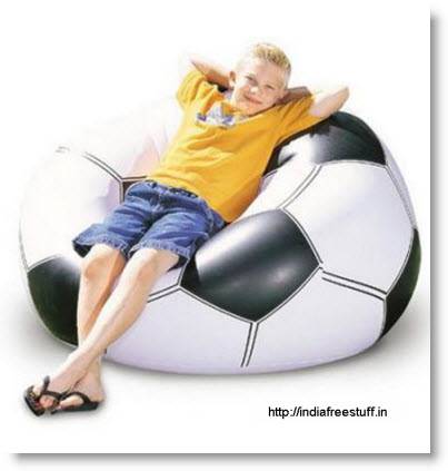 Keyas Football Shape Beanless Bag
