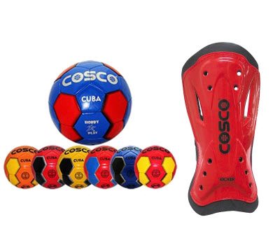 Cosco CUBA Football & Shin Guard Combo