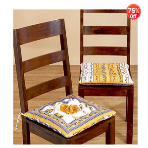 FabLooms Chair Pad (Set of 2)