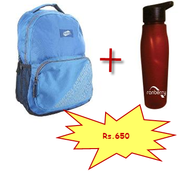 American Tourister Blue Backpack + Sipper
