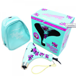 Corioliss Vintage Blue Floral Hair Dryer