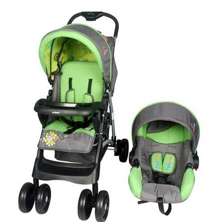 Sunbaby Elegenza Travel System Green Strollers
