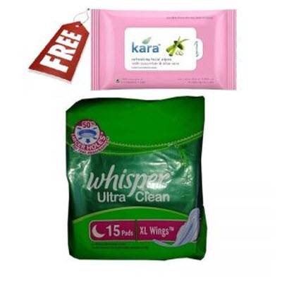 Whisper Ultra Clean 15 Pads
