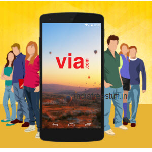 Via.com app Refer and Earn
