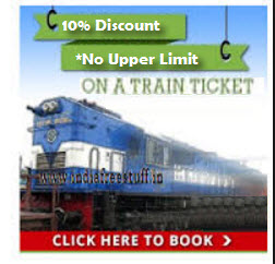 Train ticket discount yatra