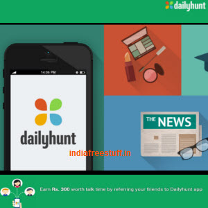 dailyhunt Refer Earn