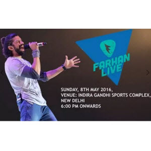 farhan live at delhi
