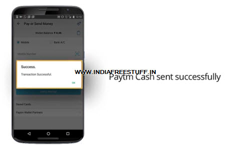 paytm send 5
