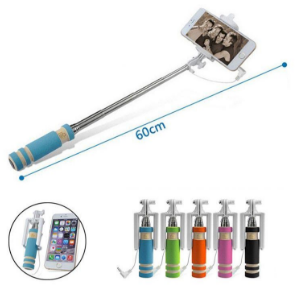 FOTONICA Mini Selfie Stick with AUX Cable