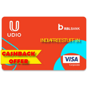UDIO RBL Bank Visa Prepaid Card offer