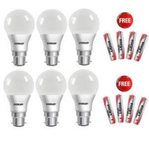 eveready bulb with batteries
