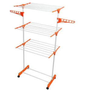 Bathla Mobidry 3 Tier Stainless Steel Floor Cloth Dryer Stand