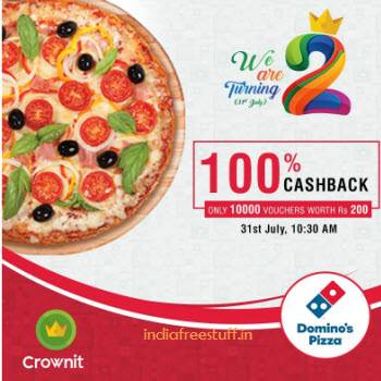 crownit cashback dominos