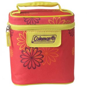 Coleman Pink Daisy Insulated Tiffin Box Set, 3 Pieces