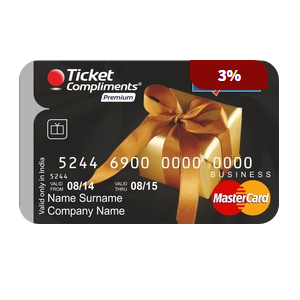Ticket Compliments Gift Card