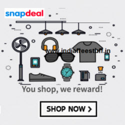 snapdeal cashback with debit credit card net banking