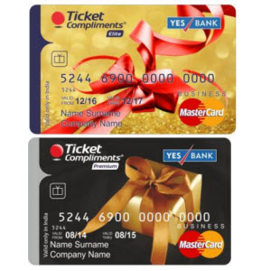 yesbankT icket Compliments Gift card