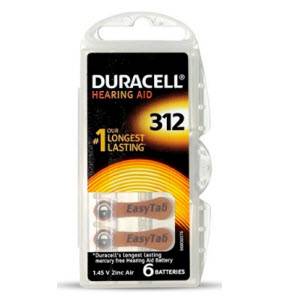 Duracell Easytab Hearing Aid Batteries