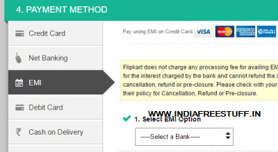 Flipkart No Cost EMI Days 1