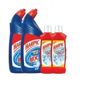 Harpic Powerplus Original 1Lx2 (Free Harpic Bathroom Cleaner 200ml x2)