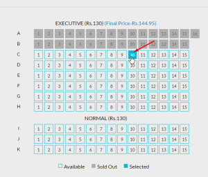 Select seat type