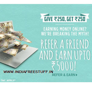 jabong refer & earn